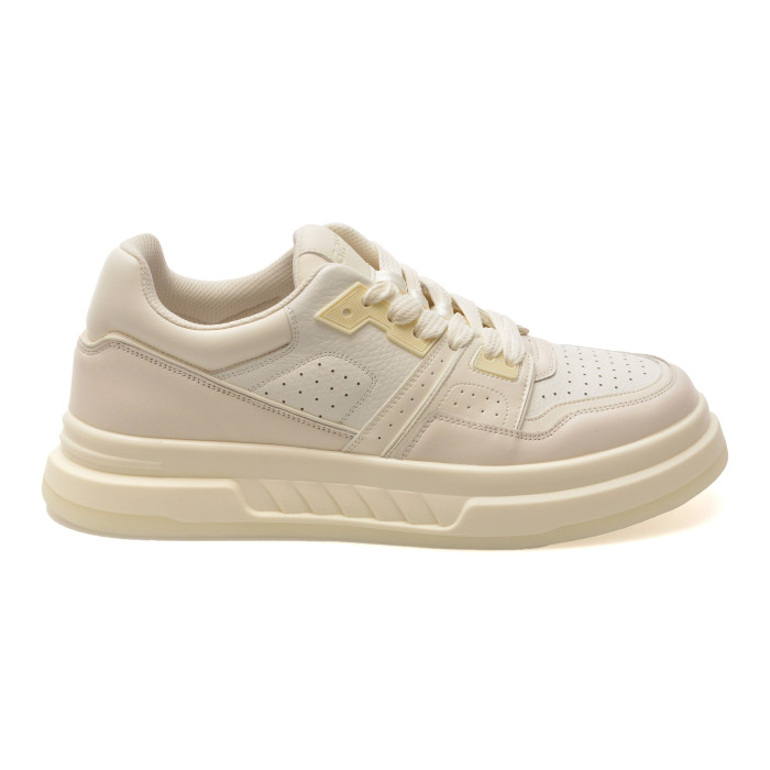 Pantofi sport GRYXX albi, 2987, din piele naturala