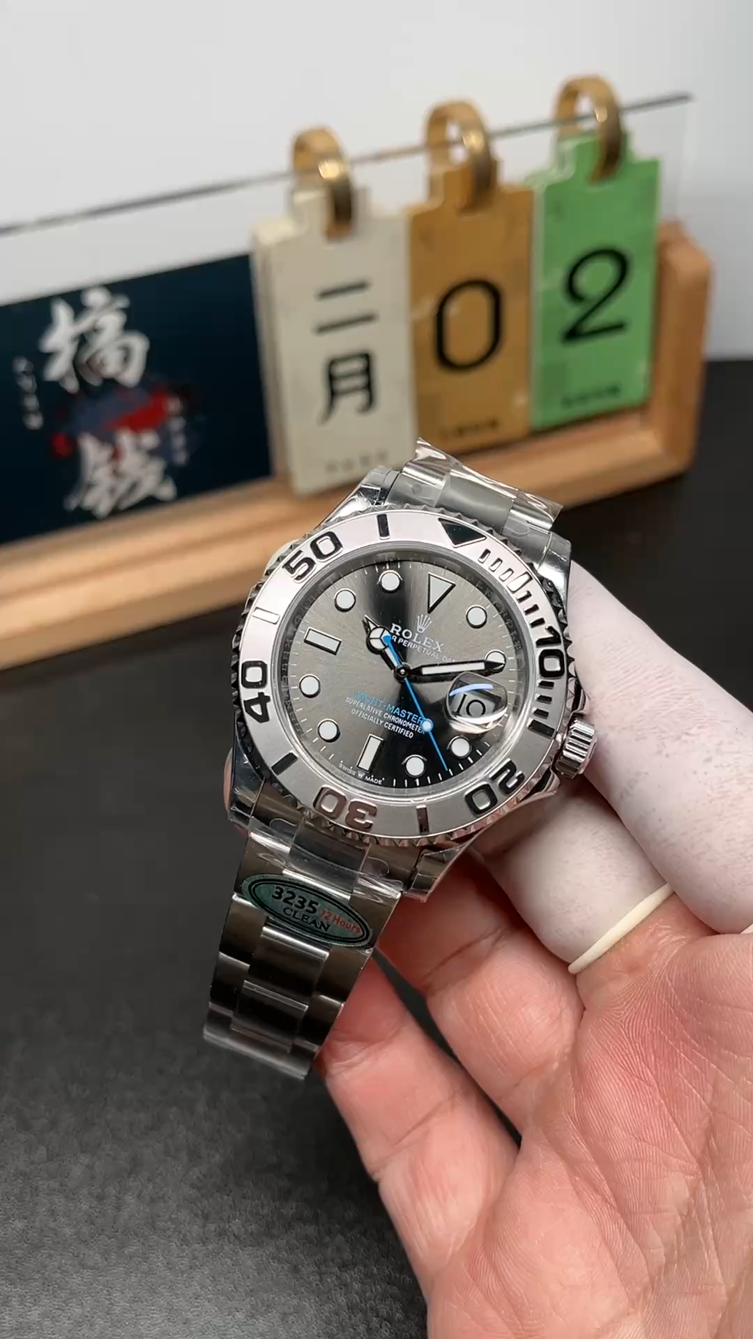 Rolex Yacht-Master 116622 Stainless Steel Grey Dial 40mm Mens Replica Watch