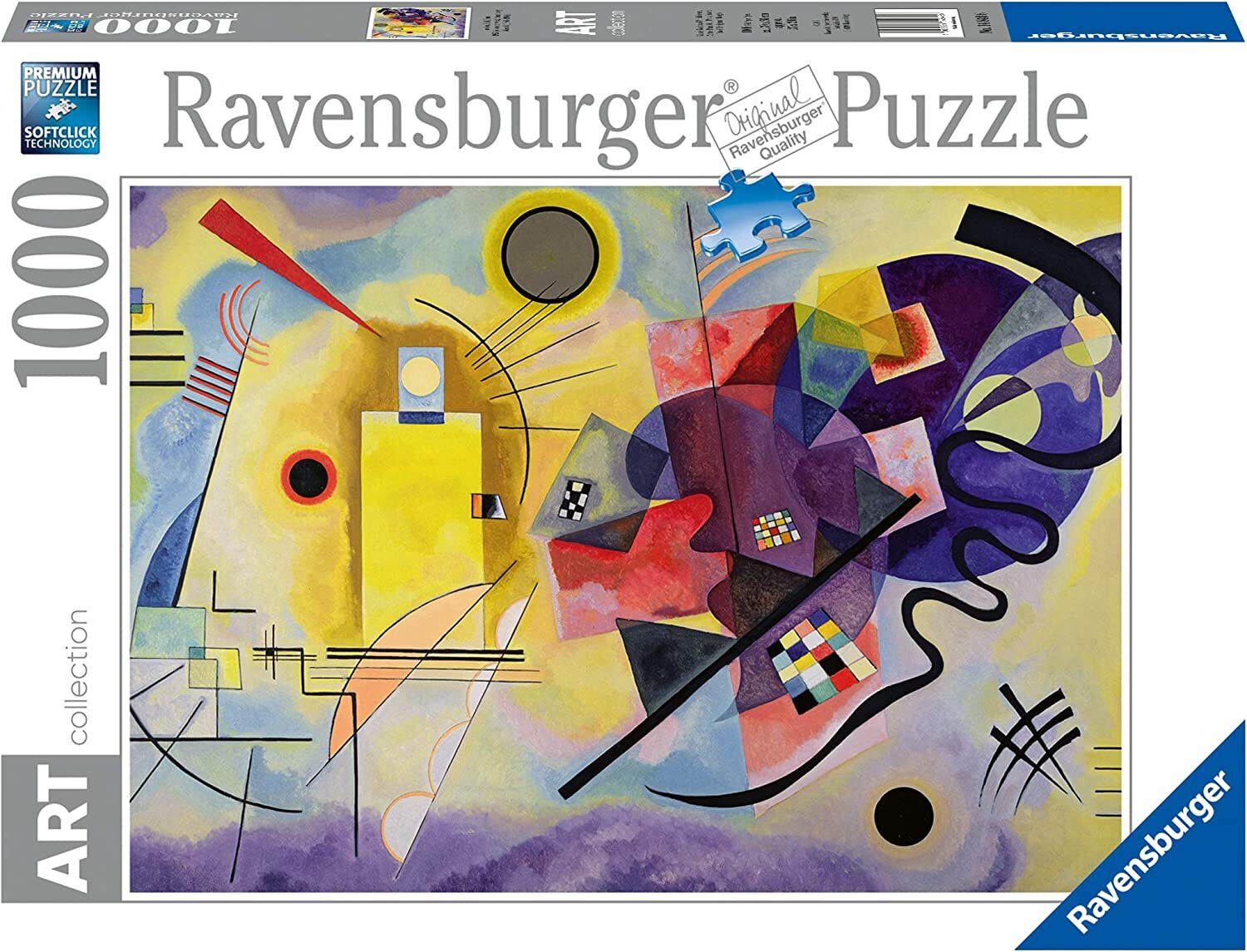 Art Collection Kandinsky Wassily: Yellow, Red, Blue 1000 Piece Puzzle