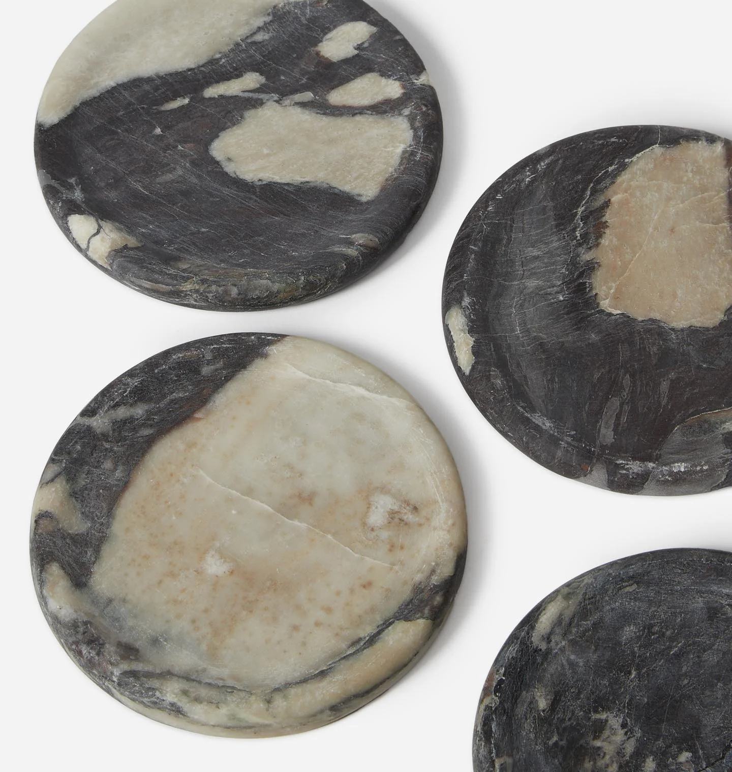 Allyn Marble Coaster Calacatta Viola S/4