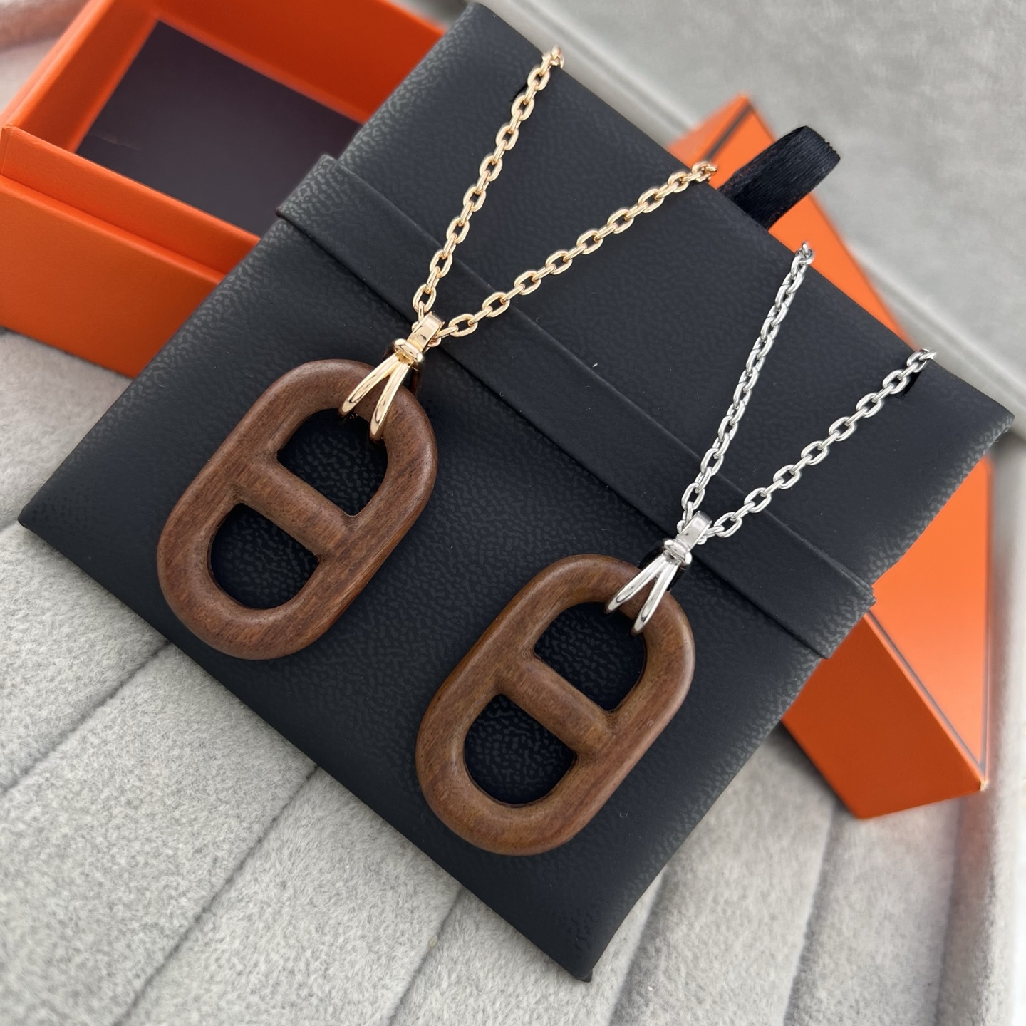 Pig nose pendant necklace - Artisantouchss
