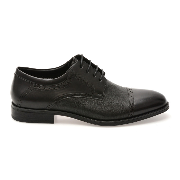 Pantofi eleganti EPICA negri, J3856, din piele naturala