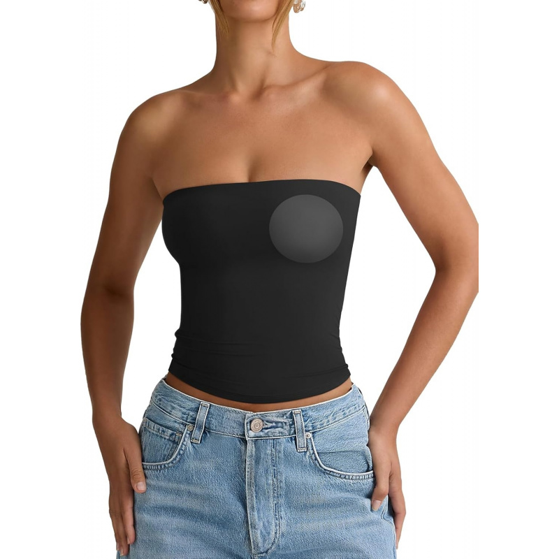 AURETOP Padded Tube Top with Built-in Bra