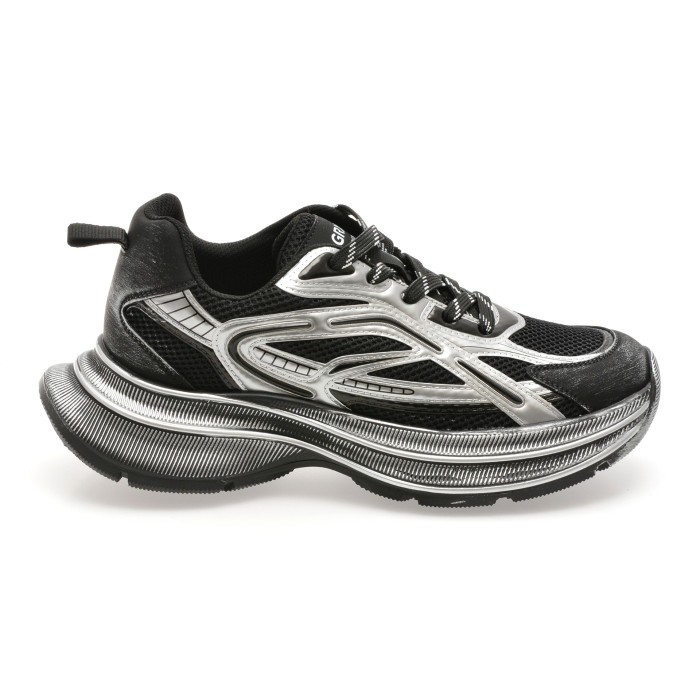 Pantofi sport GRYXX negri, 2082, din material textil