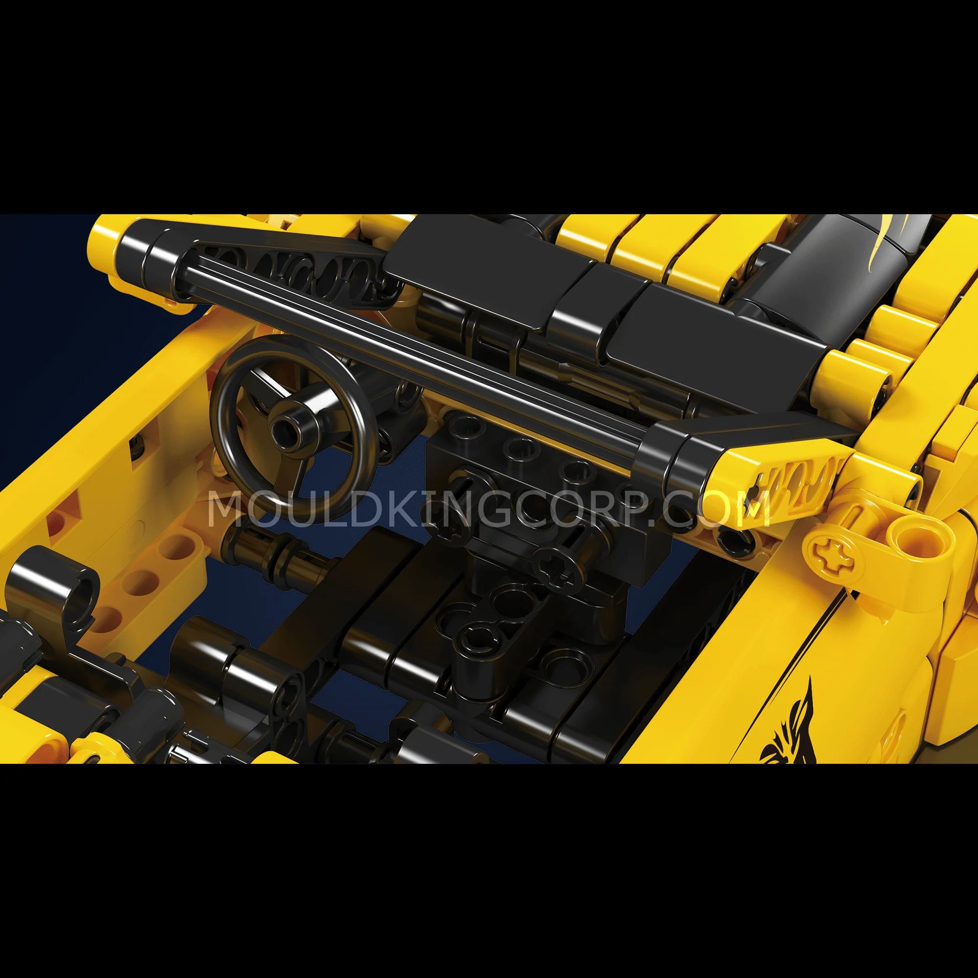 Mould King 15081 Challenger American Muscle Car Model Building Set | 736 PCS