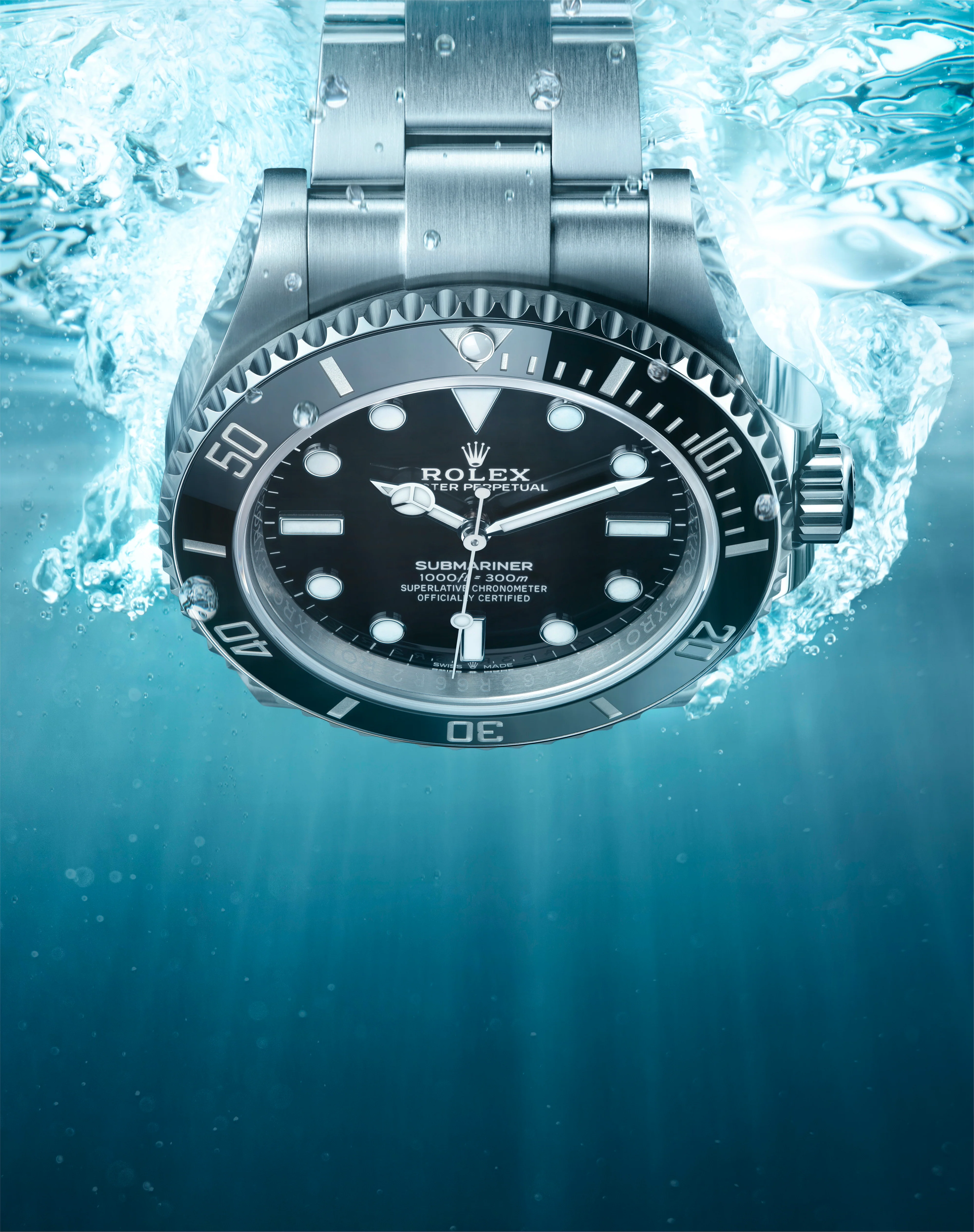Rolex Submariner No Date Diver Watch Black Dial 40mm 114060-0002