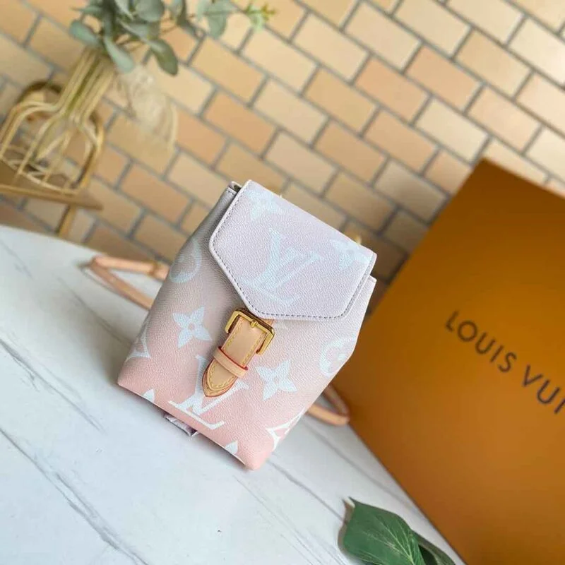 Louis Vuitton Tiny Backpack M45764 Pink/Blue