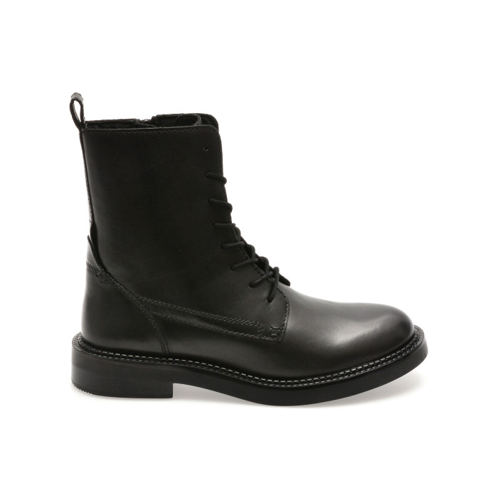 Ghete GEOX negre, D56WYG, din piele naturala