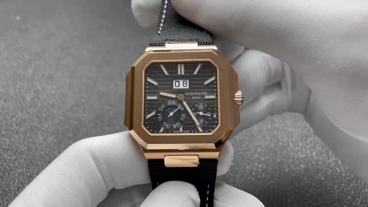 Replica Patek Philippe Cubitus 5822R Black Dial Watch