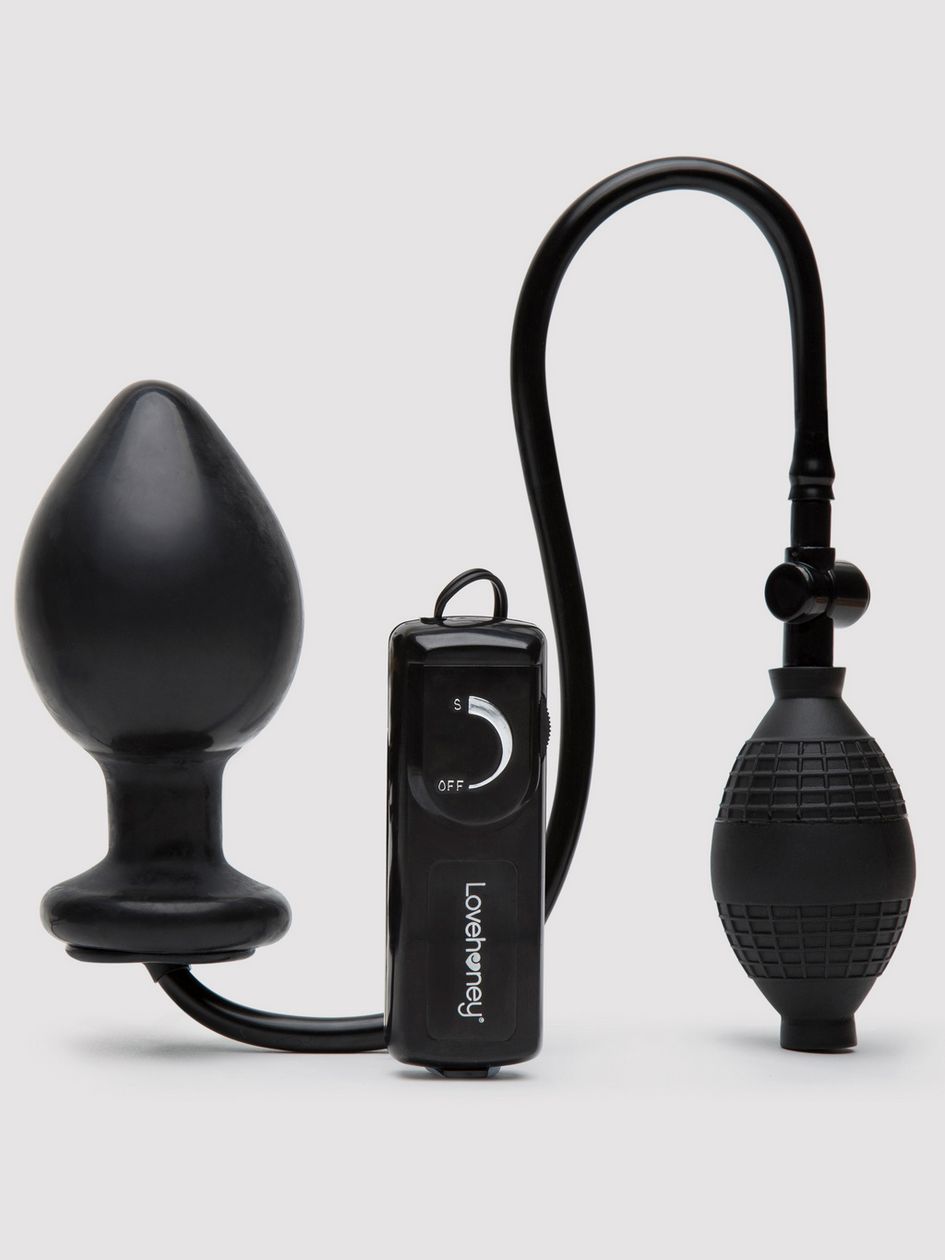 Lovehoney Vibrating Inflatable Butt Plug 4.5 Inch