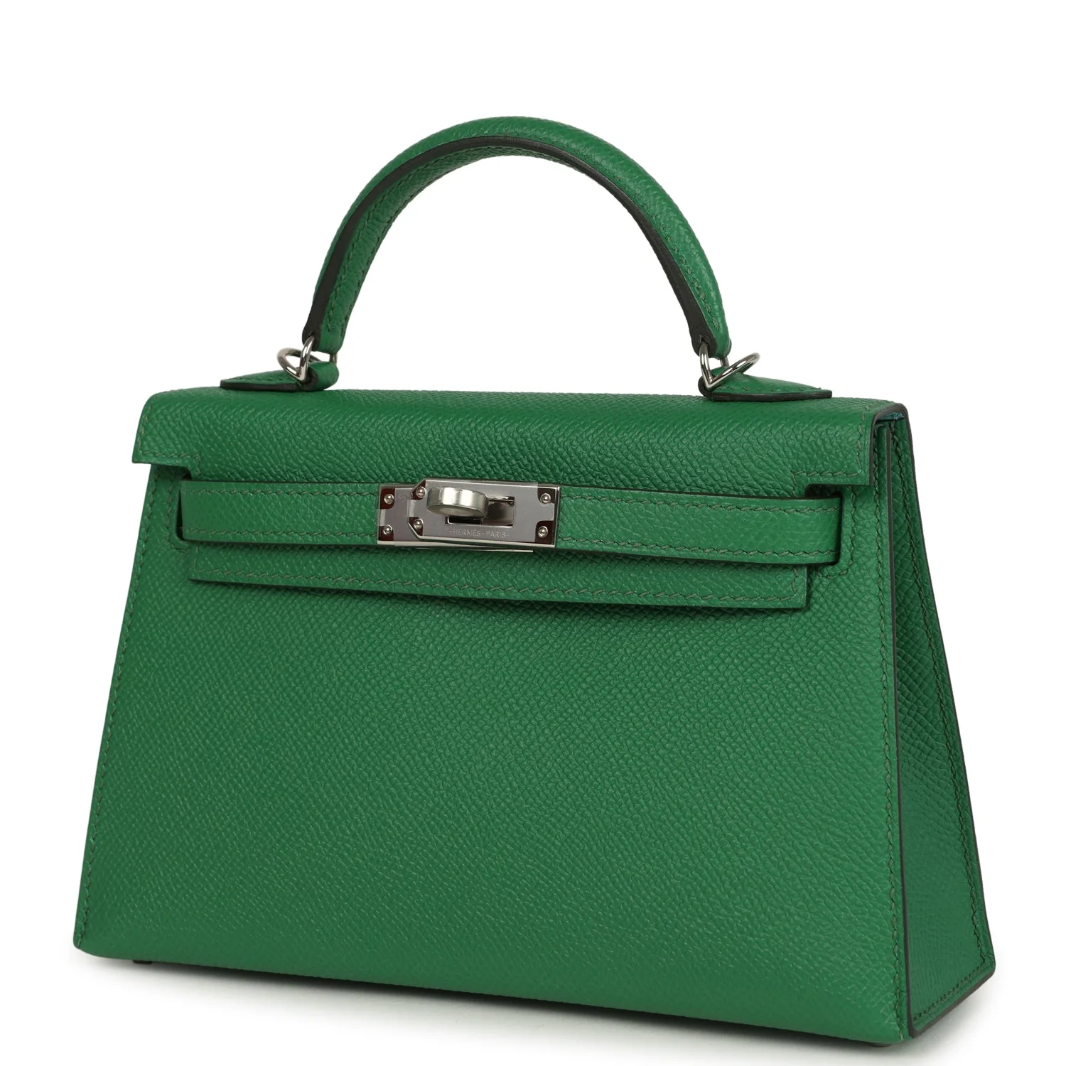 Hermes Kelly Sellier 20 Cactus Verso Epsom Palladium Hardware