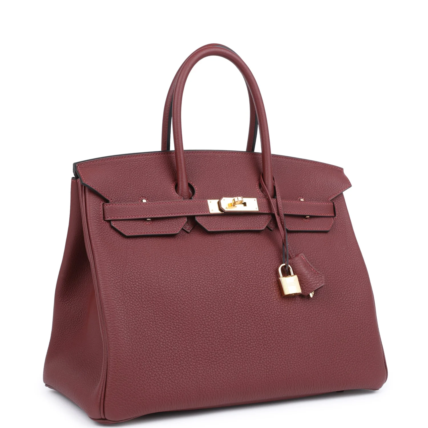 Hermes Birkin 35 Rouge H Togo Gold Hardware