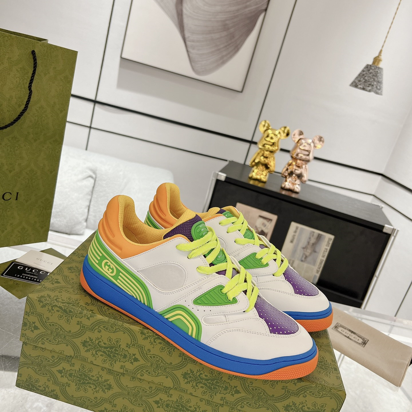 Gucci Basket Sneaker Size 36-45 5-Color