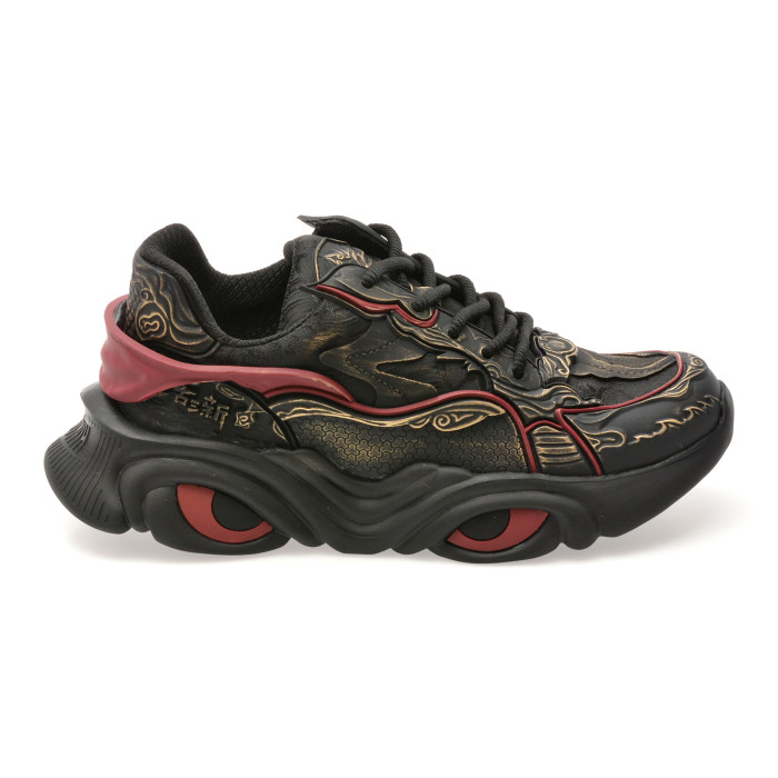 Pantofi sport GRYXX negri, 303008, din material textil