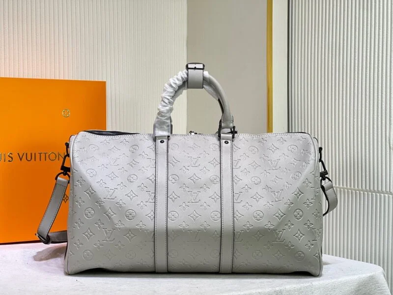 Louis Vuitton Keepall Bandouliere 50- Silver