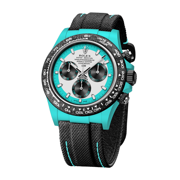 Rolex Diw Daytona fiber celeste invert 40mm oyster black
