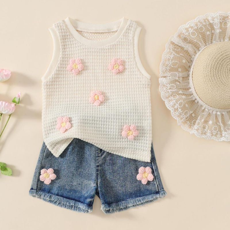 VAELIRAEL Toddler Baby Girl Summer Clothes