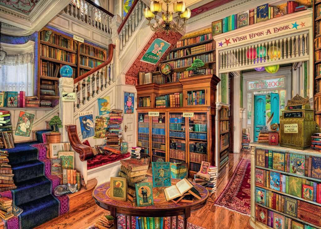Aimee Stewart The Fantasy Bookshop 1000 Piece Puzzle
