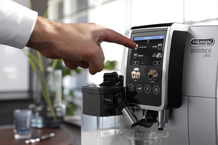 DE LONGHI - Macchina da caffé automatica ECAM380.85.SB-silver black