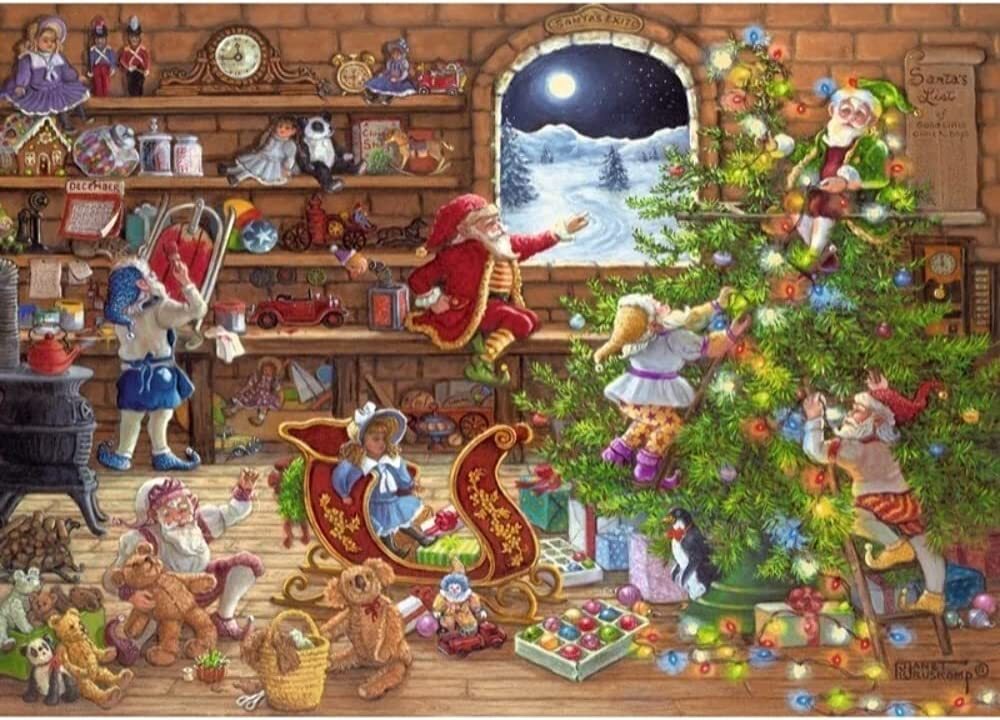 Limited Edition Countdown to Christmas 1000 Piece Puzzle