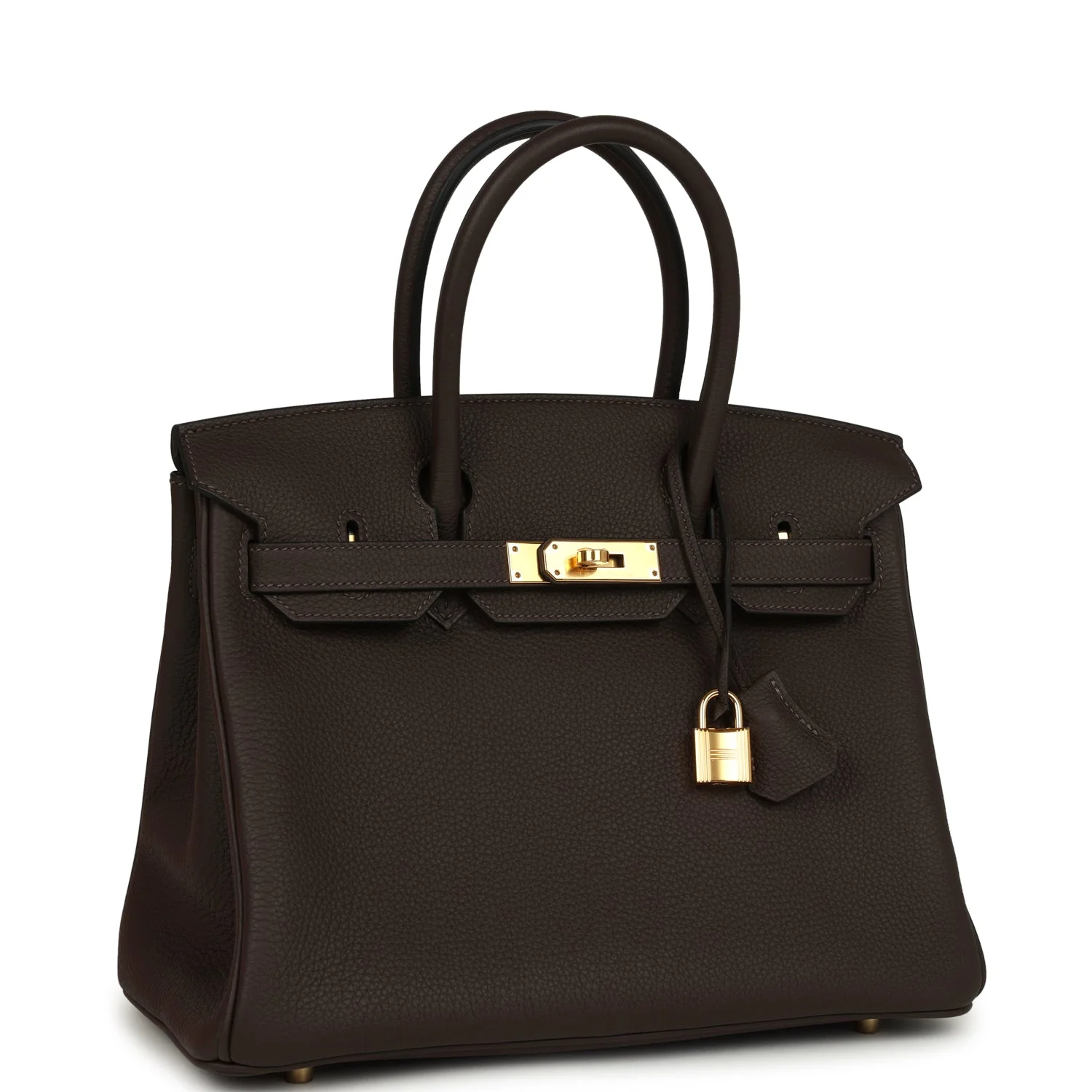 Hermes Birkin 30 Ebene Togo Gold Hardware