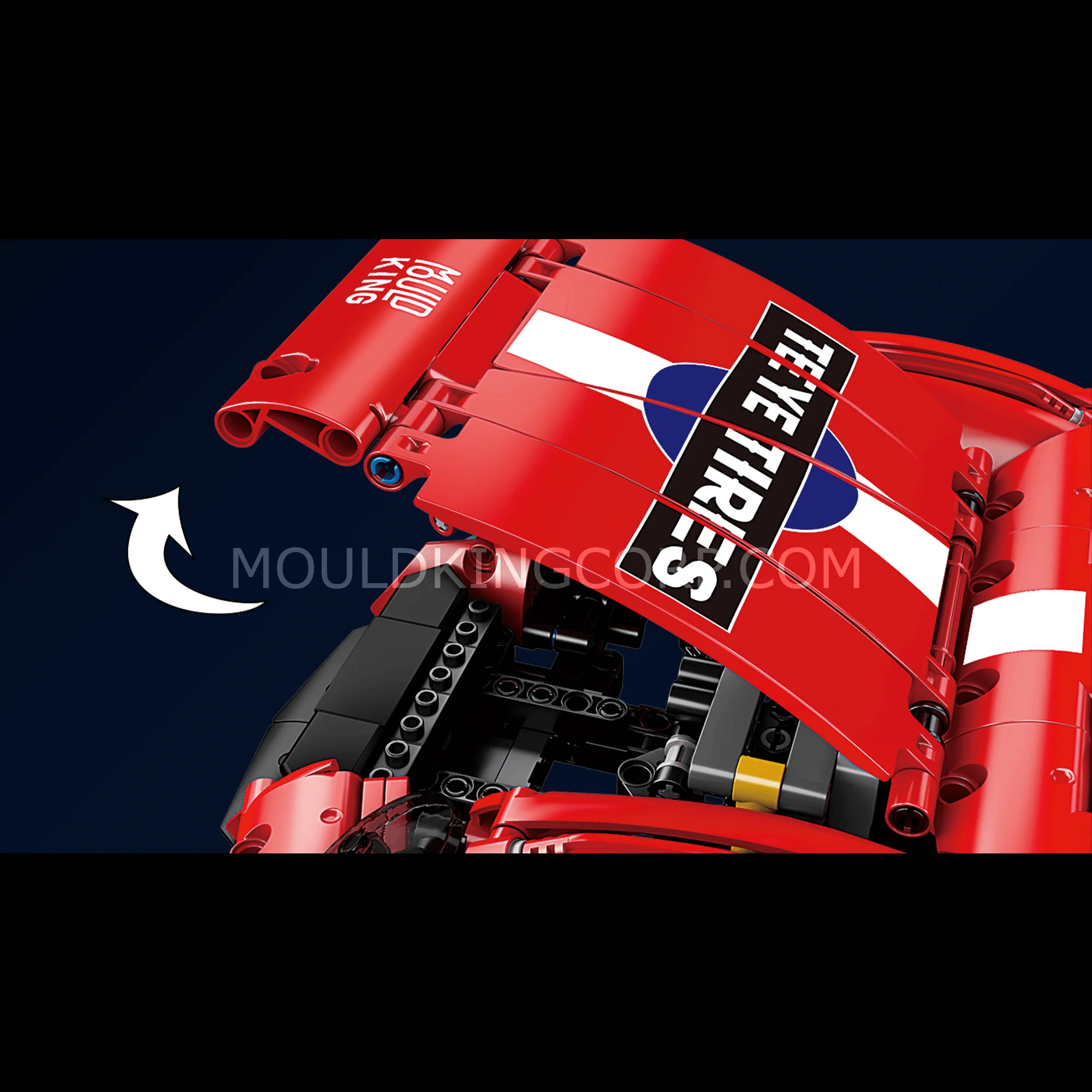 MOULD KING 13176 NO. 911 Supercar Remote Controlled Model Building Set | 1,538 PCS