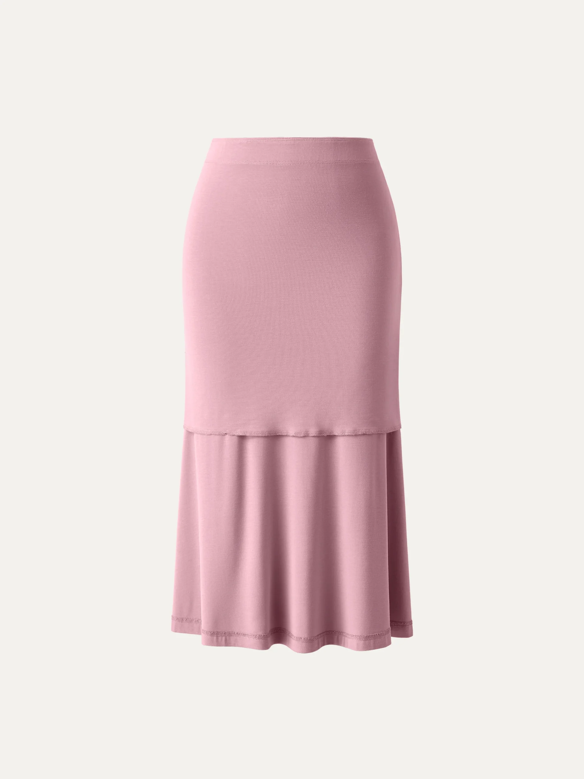 Breezy Pull-on Mermaid Midi Skirt