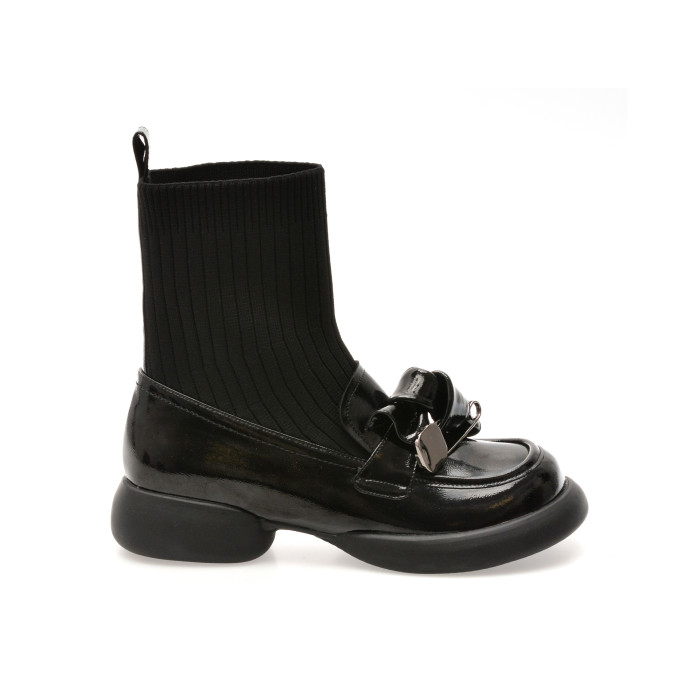 Ghete GRYXX negre, 5W306T, din piele naturala lacuita