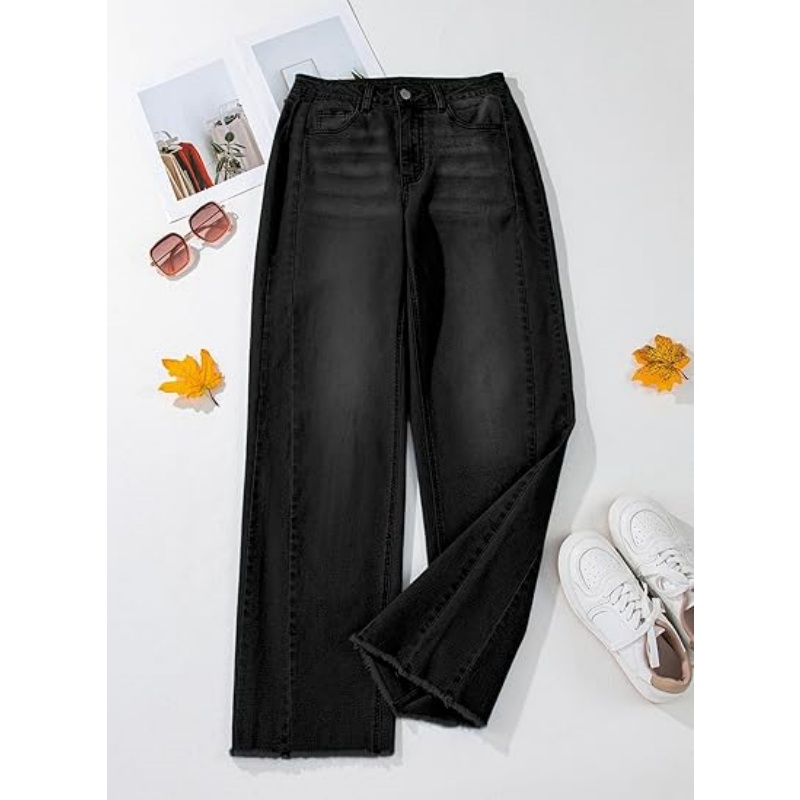 Women's High Waisted Wide Leg Jeans