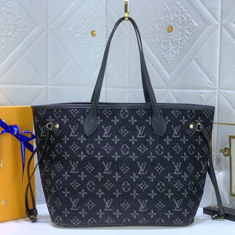 Louis Vuitton Denim Materials Neverfull Mm
