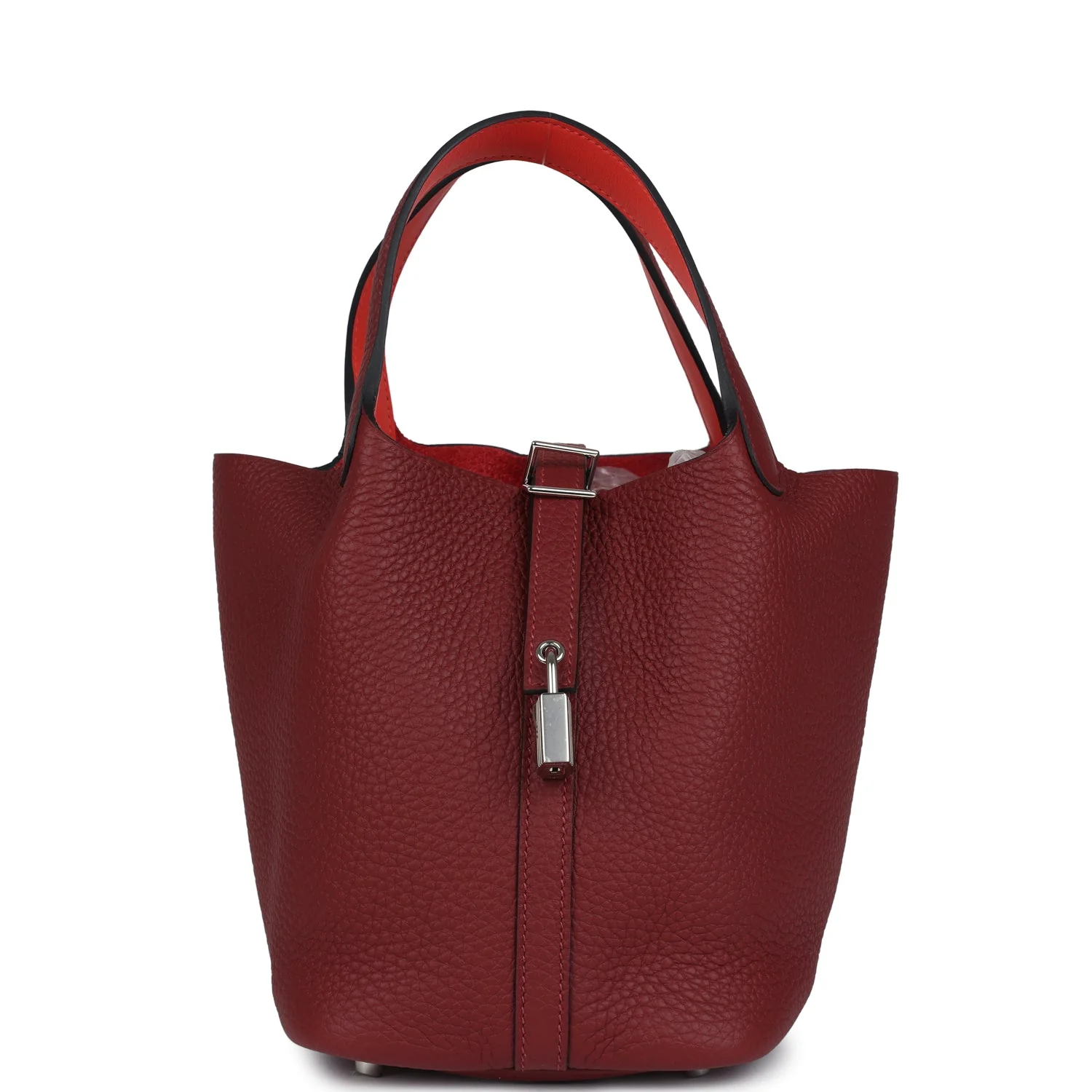 Hermes Picotin Lock 18 Eclat Rouge H Clemence Palladium Hardware