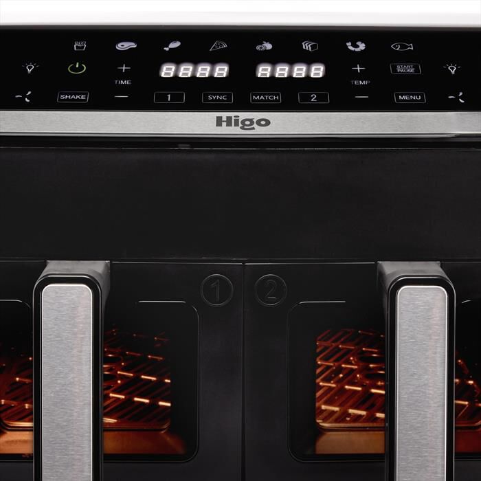 HIGO - Friggitrice ad aria con doppio cestello FA-81