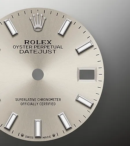 Classic watches LADY-DATEJUST Oyster, 28 mm, white gold and diamonds