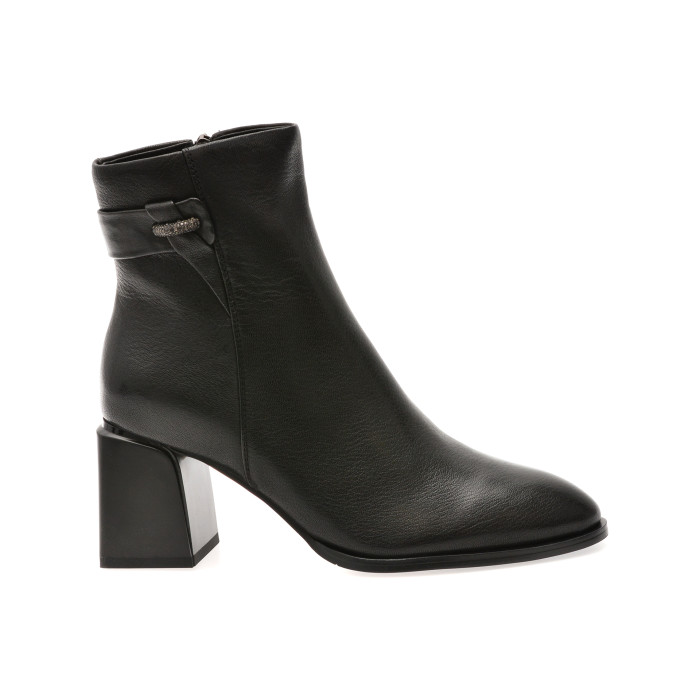Botine EPICA negre, 4F5133, din piele naturala
