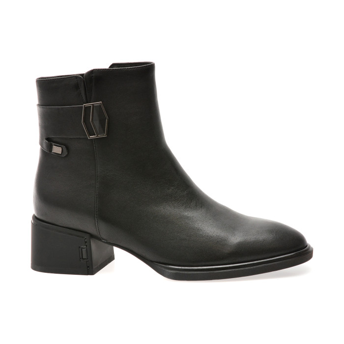 Ghete ALDO negre, 1F7551, din piele naturala