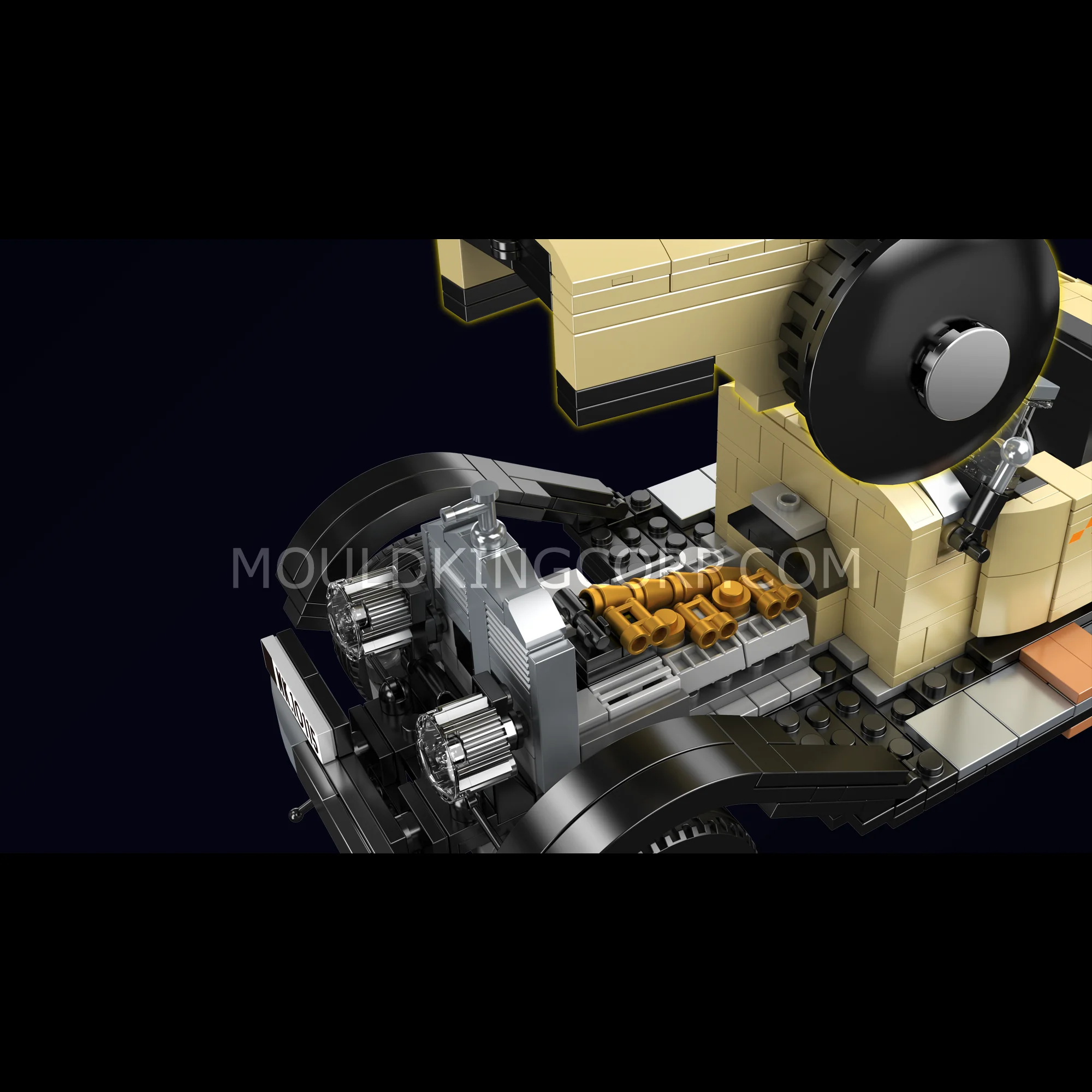 Mould King 10115 Phantom Vintage Car Model Building Set | 897 Pcs