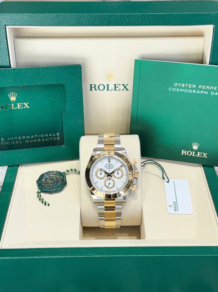 Rolex Daytona Steel & Gold White Dial 116503