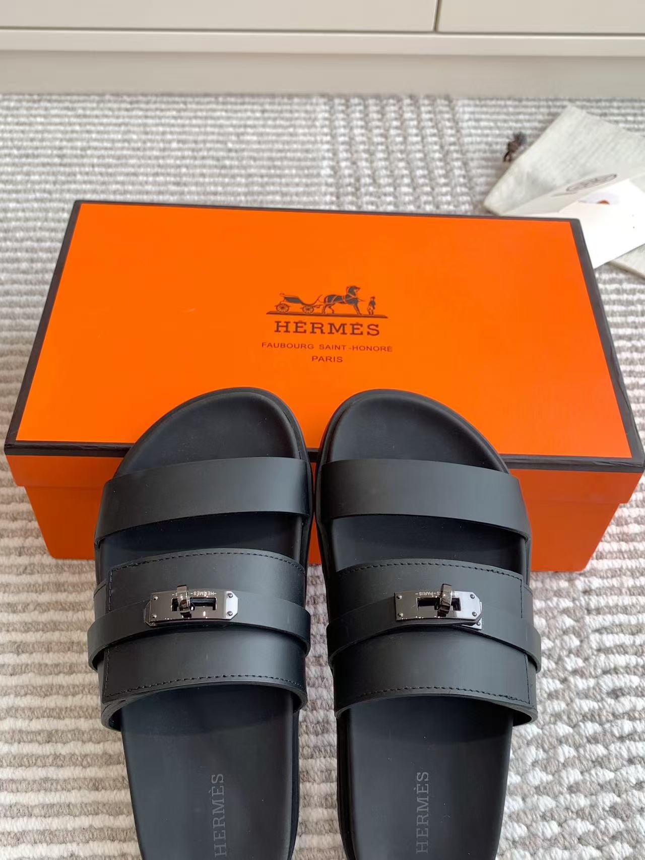 Old money style slipers black - Artisantouchss