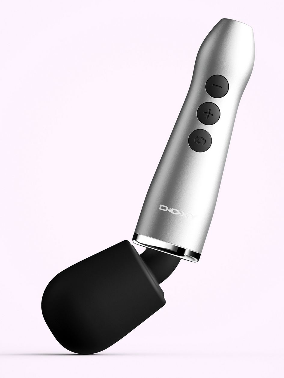 Doxy Go Extra Powerful Rechargeable Travel Mini Wand Massager
