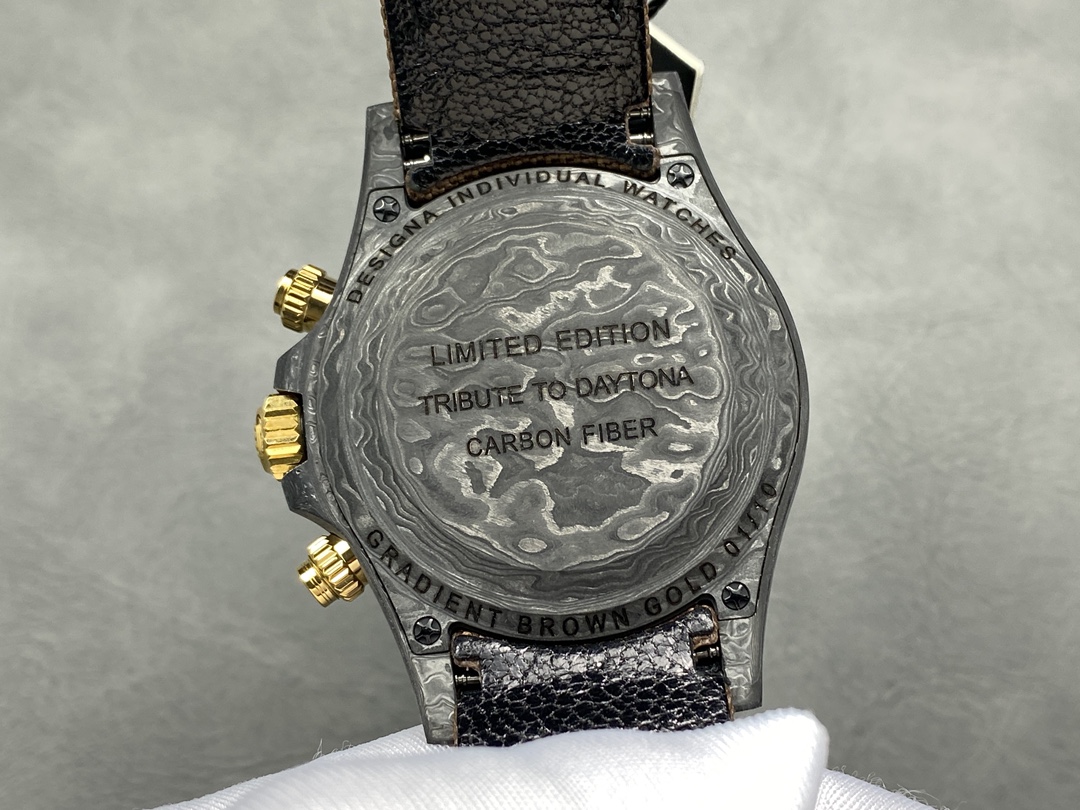 Rolex Daytona DiW Black Gold Customised NTPT Carbon Fiber 40mm
