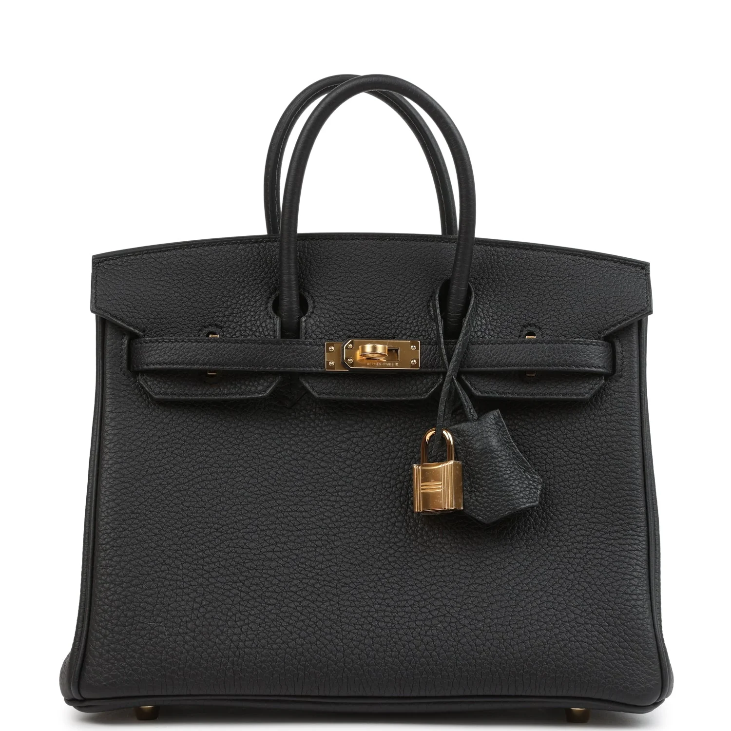Hermes Birkin 25 Black Togo Gold Hardware