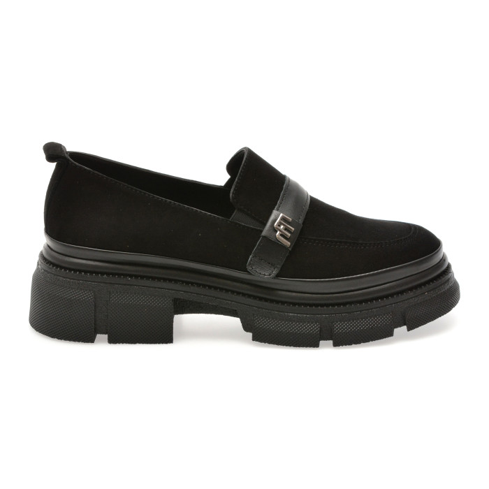 Mocasini GRYXX negri, 387340, din piele intoarsa