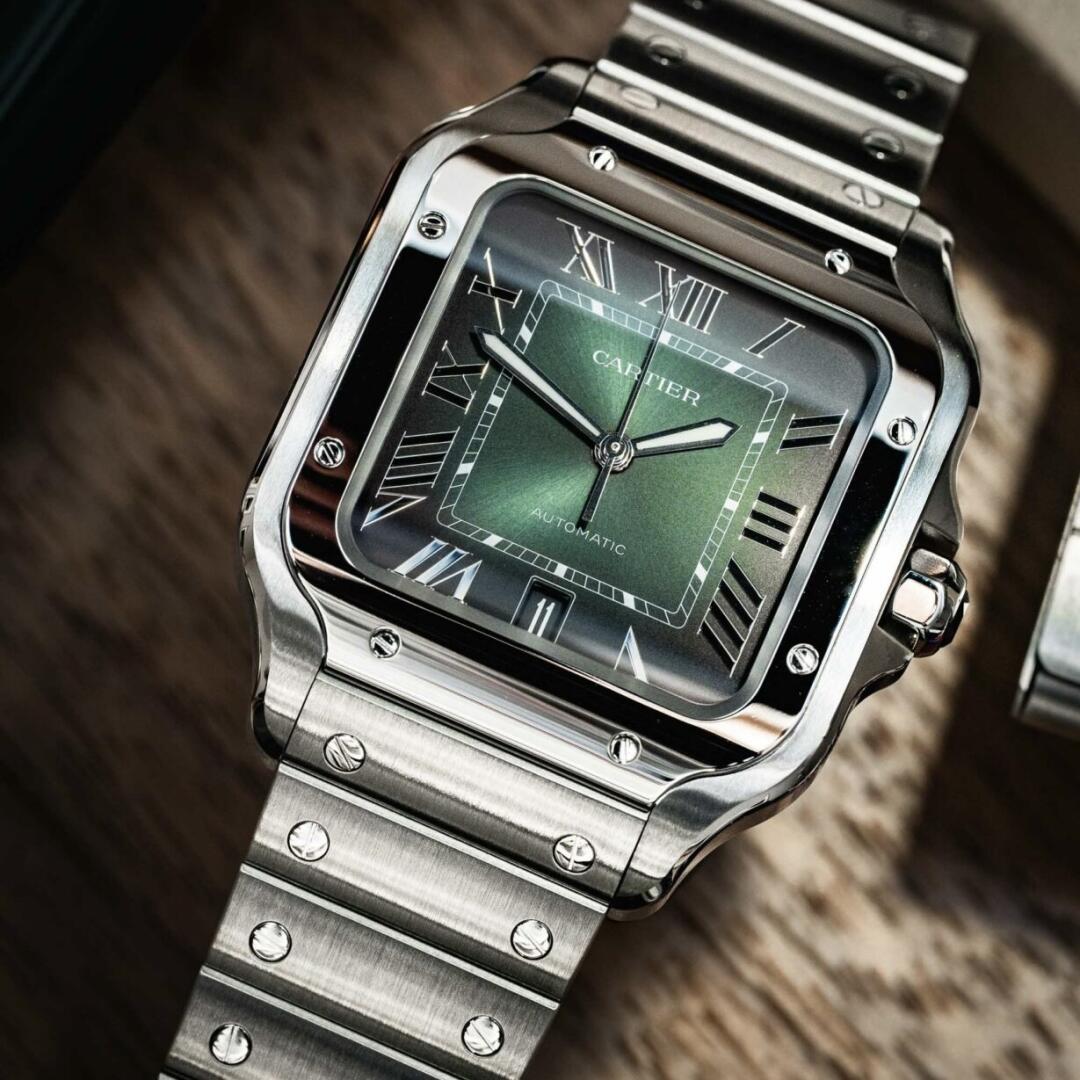 Cartier Santos Large Green
