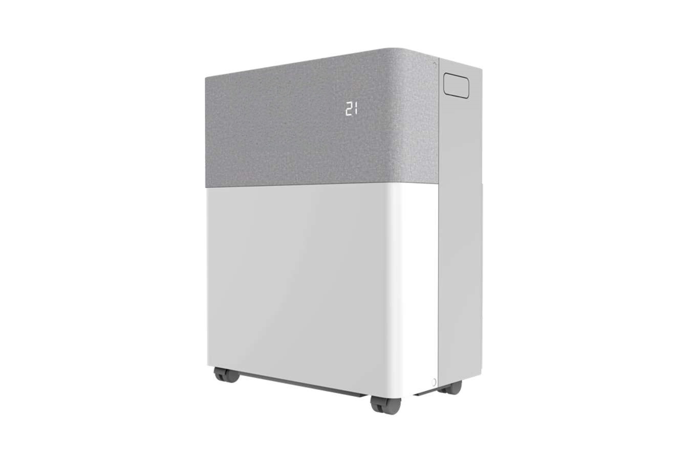 PortaSplit-E Mobile Klimaanlage,Kühlen A++/Heizen A+, 12000 BTU 3,5kW,Mini-Split-Klimaanlage, Farbe Pfirsich,für Räume bis zu 42 m² / 105 m³, nur 39 dB(A) im Silent-Modus [Energieklasse A++]（Die Montagehalterung wird mitgeliefert.）