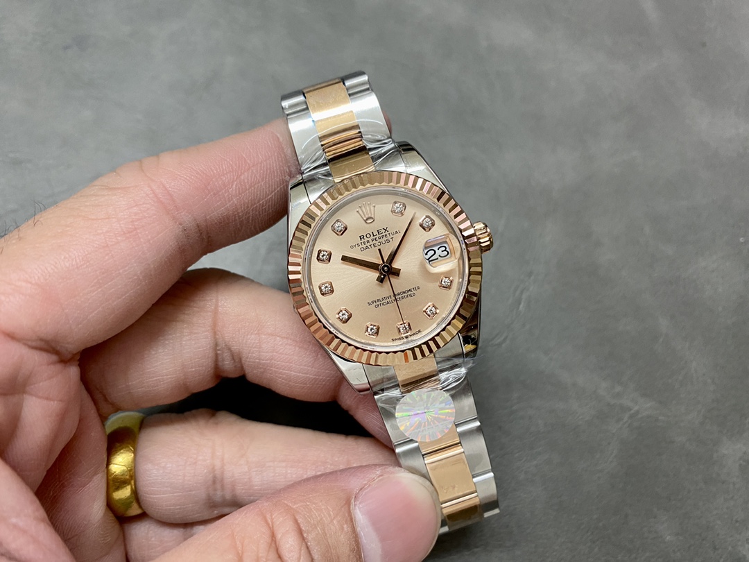 Rolex Datejust 31 Rose Diamond Dial 278271 0023 Women's Watch