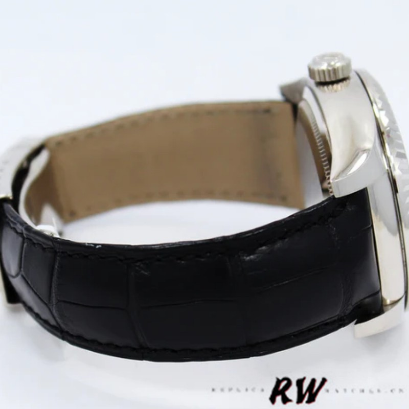 Rolex Sky-Dweller 326139 Black Dial Leather Strap 42MM Mens Replica Watch