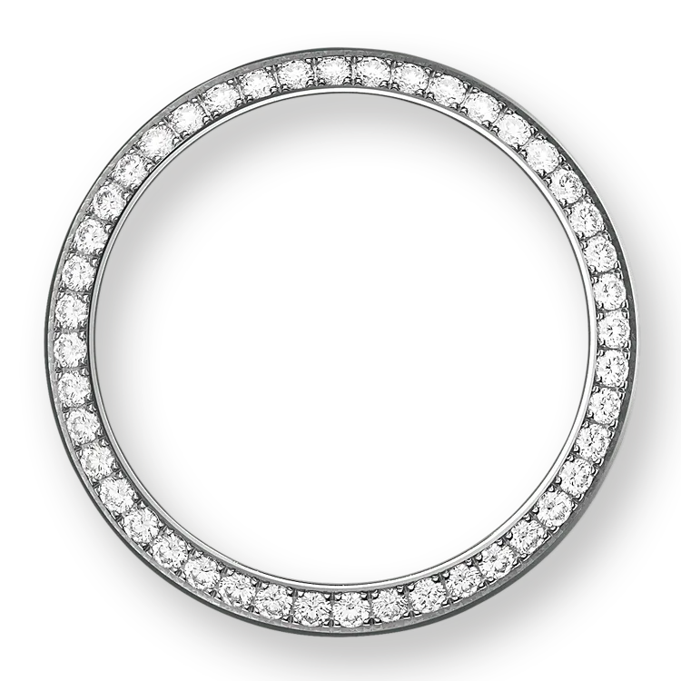 Classic watches LADY-DATEJUST Oyster, 28 mm, white gold and diamonds