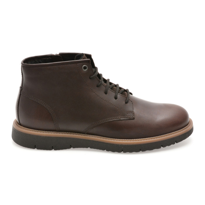 Ghete GEOX maro, U56M7B, din piele naturala