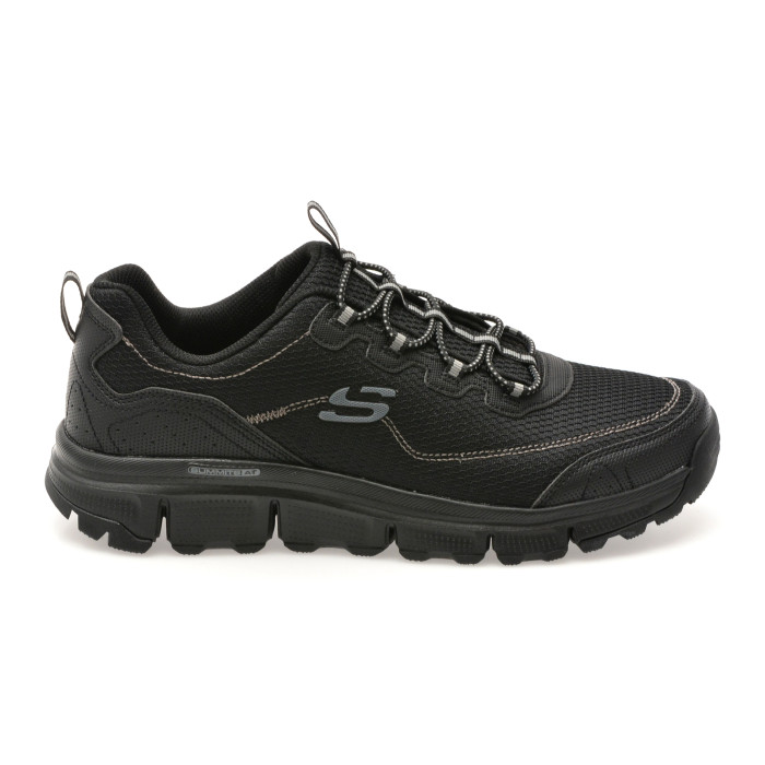 Pantofi sport SKECHERS negri, SUMMITS AT, din material textil
