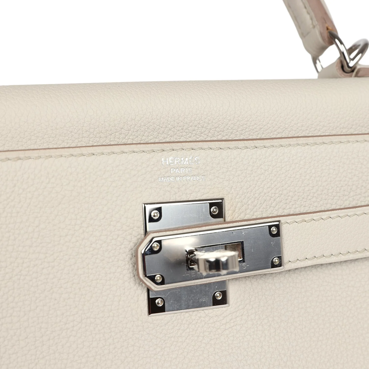 Hermes Kelly Retourne 28 Beton Togo Palladium Hardware